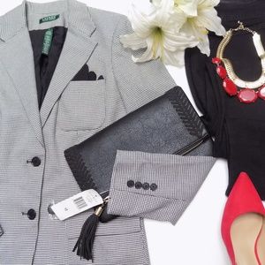 Ralph Lauren Classic Houndstooth Blazer
